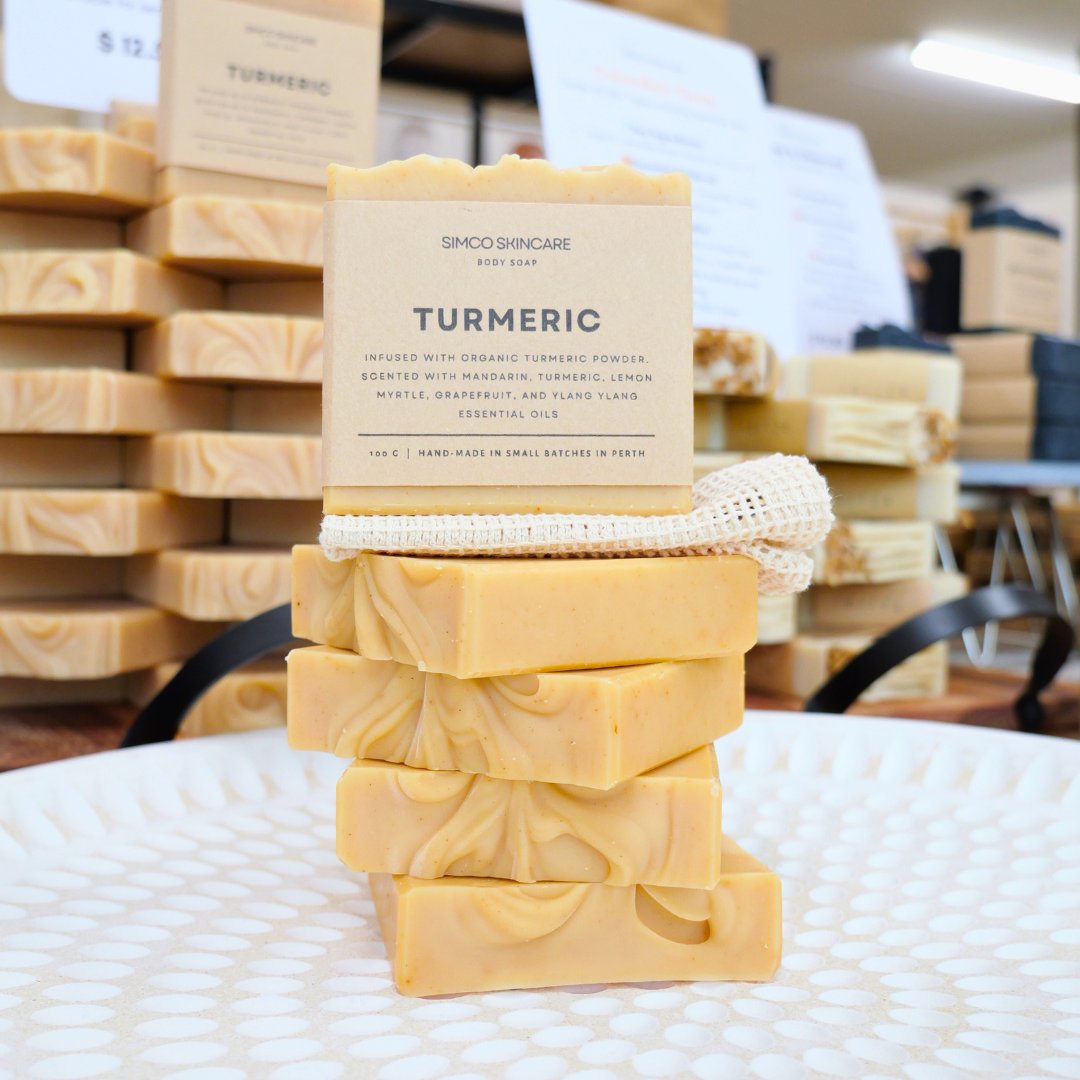 Buy 4, Get 1 Glow Free (Natural Turmeric Soap with Essential Oils)