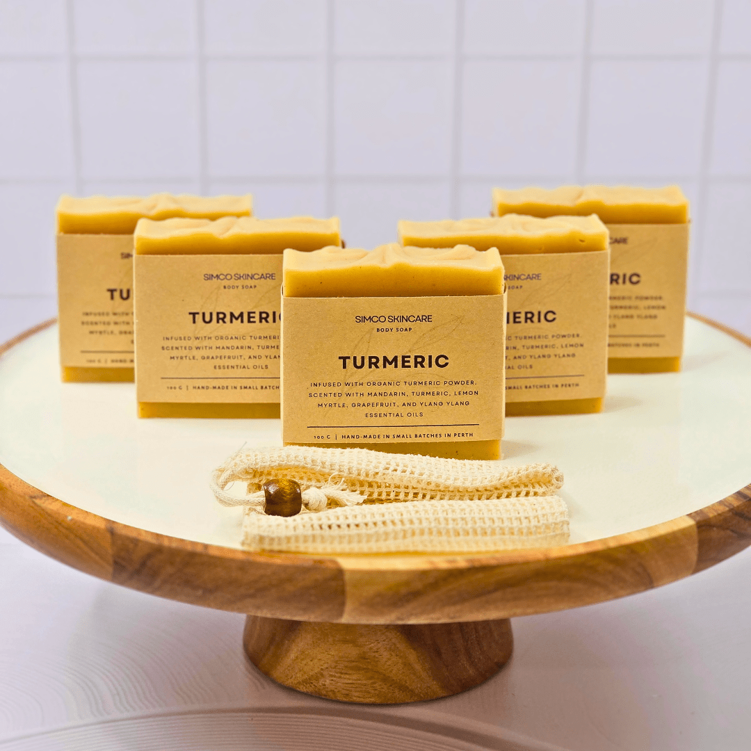 Buy 4, Get 1 Glow Free (Natural Turmeric Soap with Essential Oils) - SIMCO SKINCARE