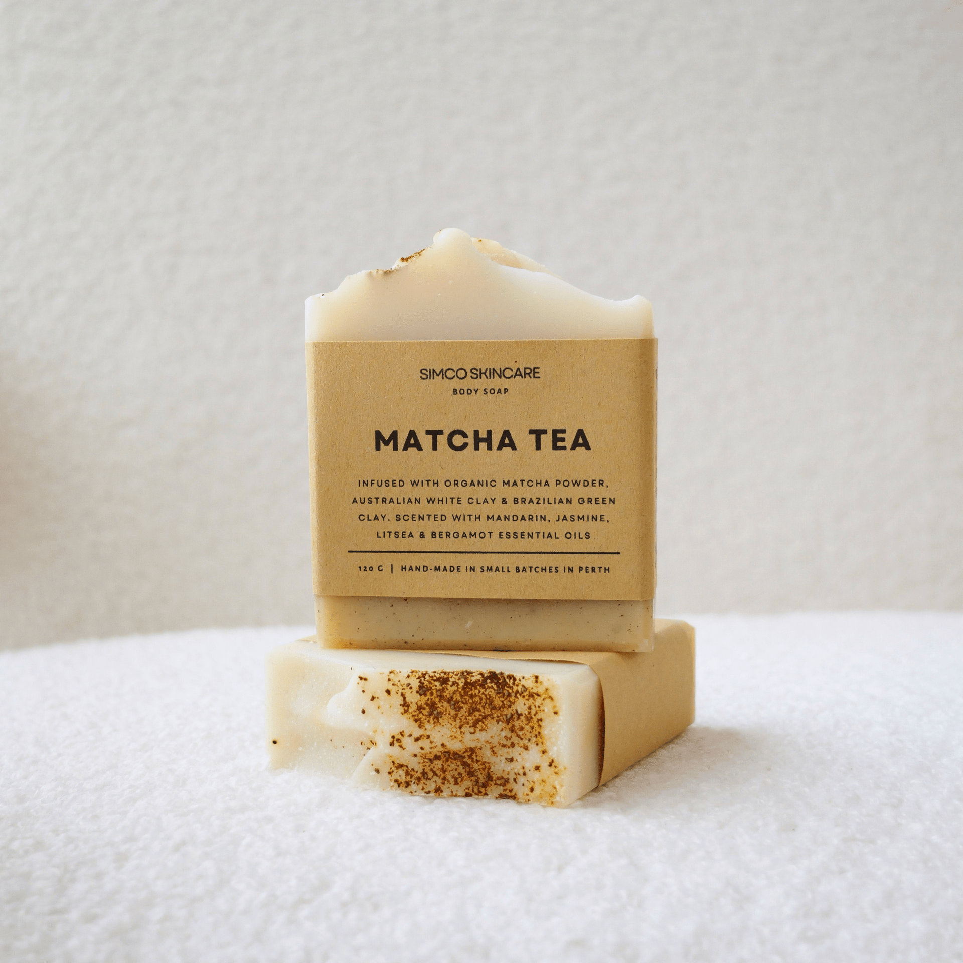 Matcha Green Tea Soap (Natural soap with Clays & Essential Oils) - SIMCO SKINCARE