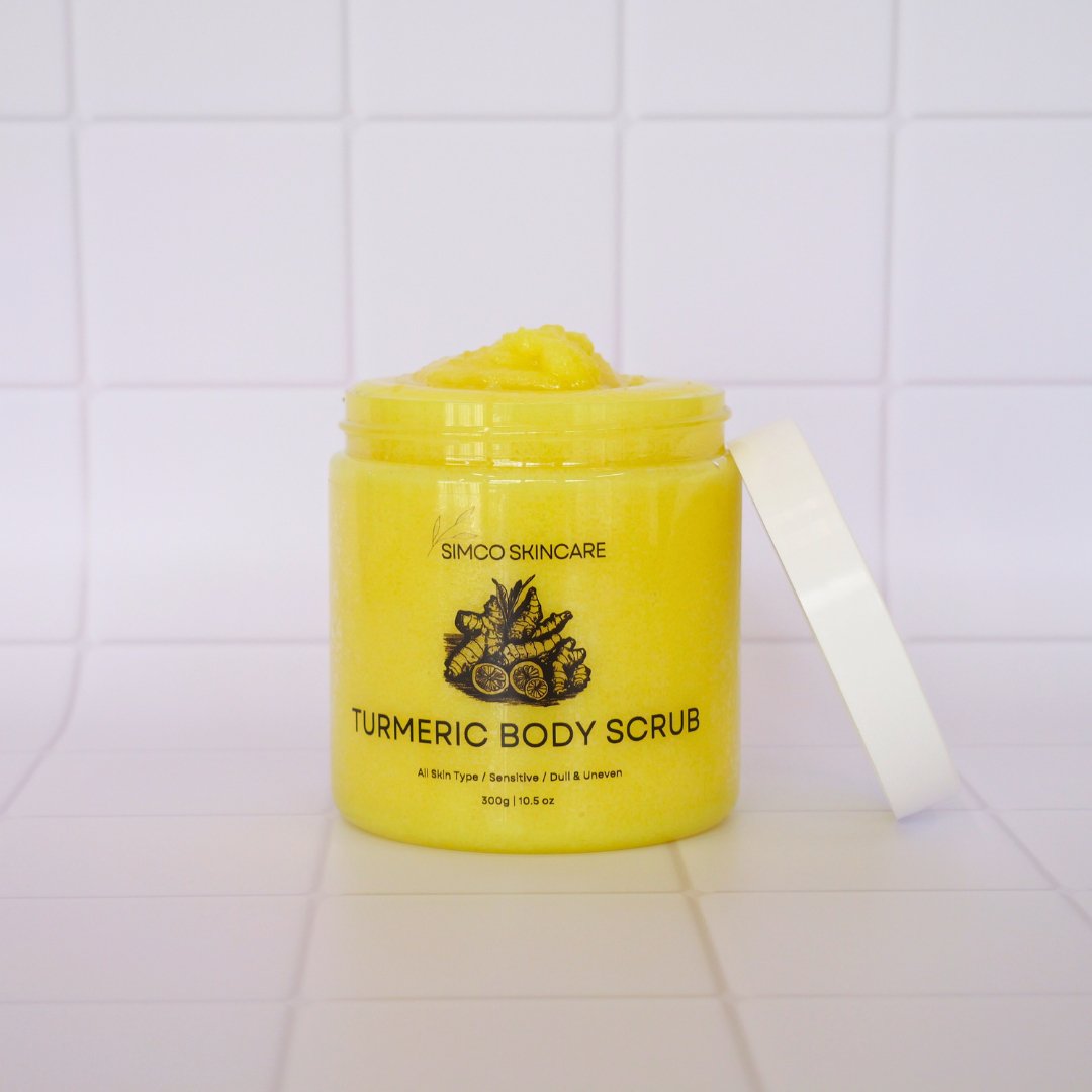 Turmeric Body Sugar Scrub + SHEA BUTTER - SIMCO SKINCARE