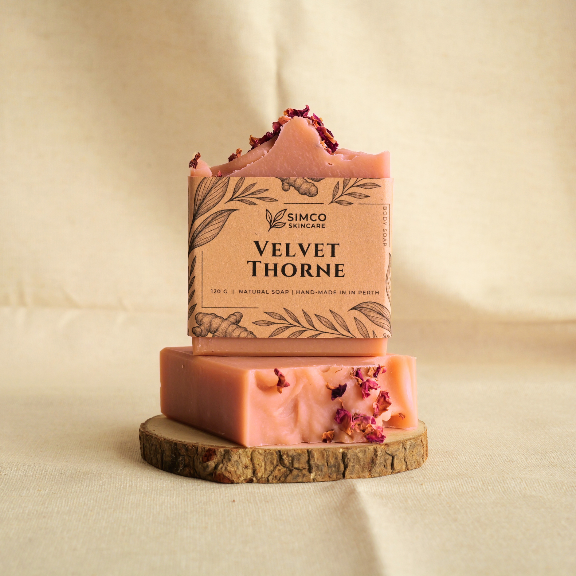 Velvet Thorne (Natural Pink Clay Soap with Essential Oils)