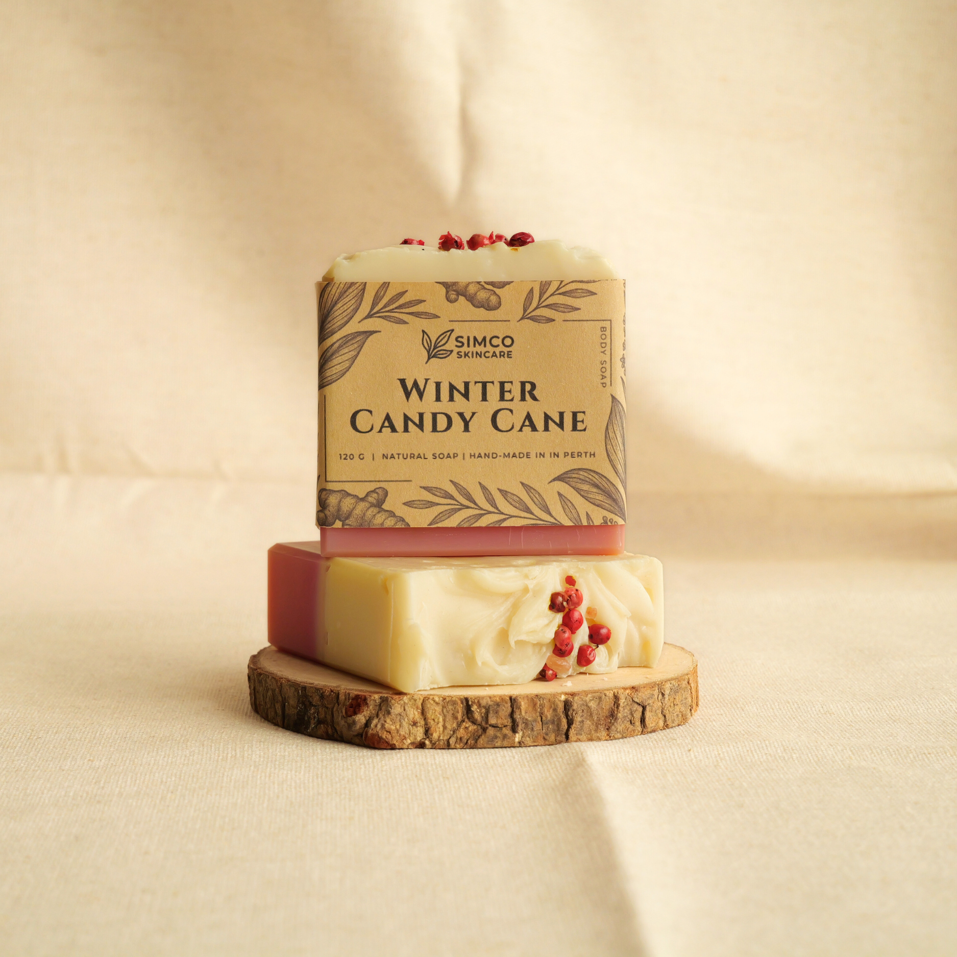 Winter Candy Cane Soap (Christmas Edition)