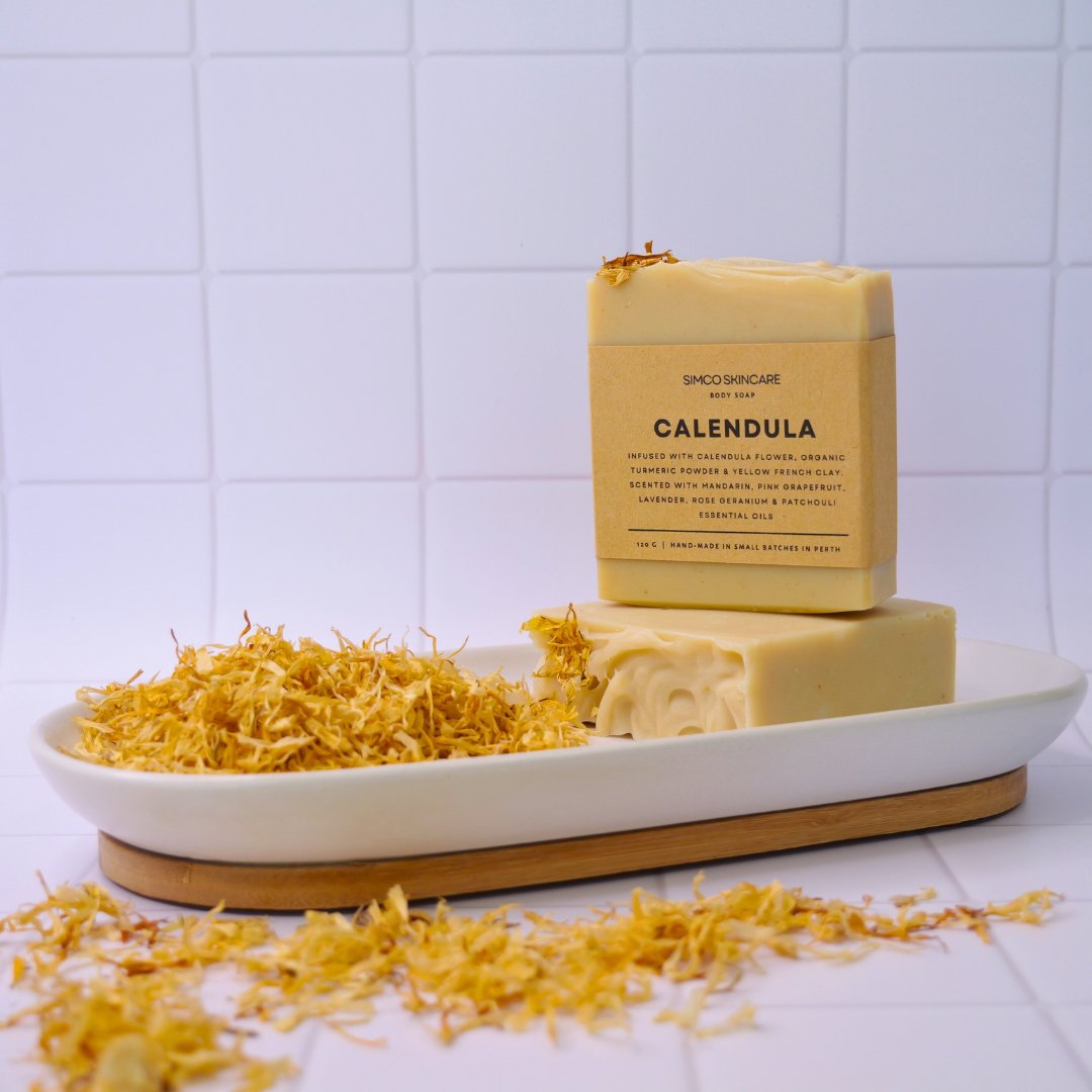 Natural Calendula Soap with Essential Oils - SIMCO SKINCARE