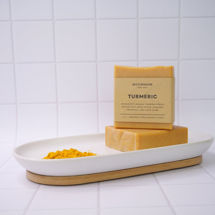 Natural Turmeric Soap with Essential Oils - SIMCO SKINCARE