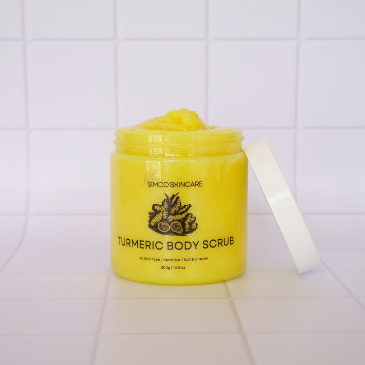 Turmeric Body Sugar Scrub + SHEA BUTTER - SIMCO SKINCARE